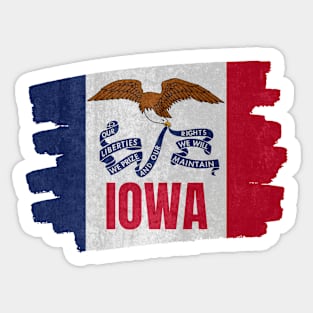 Iowa State Flag Sticker